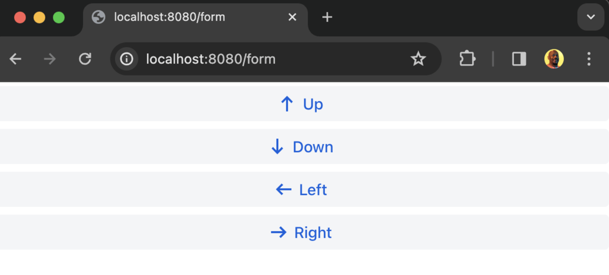 Form layout example